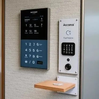 Keypad entry system with a call button for Access Control System services Rochester NY